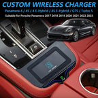 Wireless Car Charger for Porsche Panamera Executive Sport Turismo Turbo S E-Hybrid 2017-2023, 15W Fast Charging Phone Charger Pad for Porsche Panamera 4/4S/4 E-Hybrid/4S E-Hybrid/GTS/Turbo S