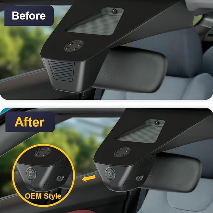 Fitcamx 4K Dash Cam Suitable for Honda HR-V 2023-2026 Sport LX EX-L (Gen3), OEM Factory Look, UHD 2160P Video, Built-in WiFi & APP, Loop Recording, G-Sensor, Night Vision, Easy to Install, 64GB Card