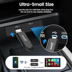 Carlinkit Wireless CarPlay Adapter MINI SE for iPhone, Convert OEM Wired to Wireless CarPlay 2026 Dongle Plug & Play Auto Connect Fast Easy Use for Cars from 2016