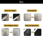 Clay Towel 3.0 for Cars, Clay Bar Towel Scratch-Free Autocare Detailing Polishing, Removing Tar Paint Tree-sap Guano Contaminants, Fine Grade, 12" x 12", Red, Mesh Hollow Ver.