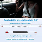 USB C Cable [3FT+6FT], 2Pack USB A to USB C 3A Fast Charging, Coiled Type C Charger Cord for Car USB-C Cable Compatible with iPhone 17/16/15/Plus/Pro/Samsung Galaxy A10e A20 A50 S20 Plus S10E-Red
