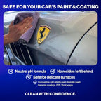 Car Wash In A Can™ Kit, Premium Waterless Car Wash Spray, Ready-to-Use Formula, 1 Can + 6 Microfiber Towels, Up to 3 Washes per Can, Scratch-Free Formula (1 Can 6 Towels)