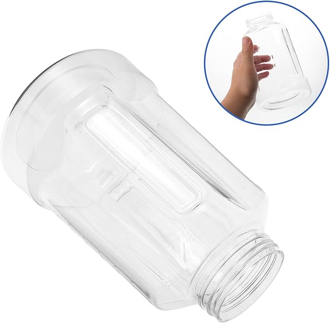 Car Wash Foam Sprayer 1l Pa Soap Bottle with Hose Attachment for Household Cleaning and Pet Bathing Foam Cannon Accessory