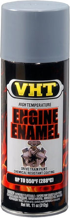 VHT SP148 550° Engine Enamel High Heat Spray Paint Primer – Light Gray, Gloss – 11 oz. Aerosol Can