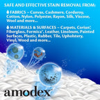 Amodex Ink & Stain Remover for Clothes, Leather and Skin - Removes Ink, Ballpoint, Sharpie, Grease and More, Works on Set-in Stains, Gentle but Powerful, 4oz/120ml Bottle (Pack of 2)
