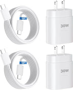 iPhone 17 16 15 Charger Fast Charging,30W USB C Charger Type C Charger Phone Chargers iPhone&10 Ft Long USB C to C Cable Fast Charging Cord for iPhone 17 Air/17 Pro/17 Pro Max/16 15 Pro Max Plus,iPad