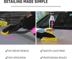 Uku Quick Wax – Instant High-Gloss Spray Car Wax, Easy Spray-On Wipe-Off Paint Sealant & Water Repellent – 25 fl oz