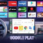 Wireless CarPlay Adapter CarlinKit 3 in 1 Ai Box Only for Wired CarPlay Touch Screen Cars, Support Android 13.0 System Wireless CarPlay Android Auto YouTube Netflix GPS+Glonass - CPC200-Tbox LED