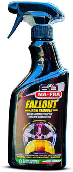 Mafra Fall Out Iron Remover | Color Change Decontaminant for Brake Dust and Iron Fallout | pH Balanced and Acid Free for Wheels and Paint | Fast Rinse Reaction for Coating Prep | 500 Milliliters