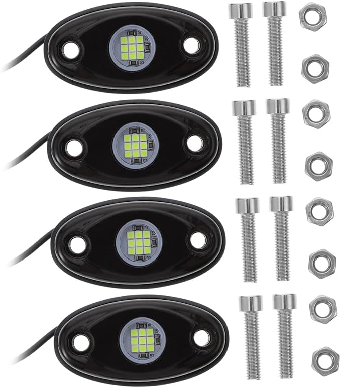 PRETYZOOM 9W LED Light Kit for Cars and Trucks Universal Automotive Ambient Lighting Waterproof RGB Color Options Easy Installation