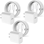[3 Pack] Long 10FT iPhone 17 Charger 20W Fast Wall Charger Block,[Apple MFi Certified] 10Foot USB C Cable Fast Charging for iPhone 17 Pro Max/17 Pro/Air/iPhone 16 Pro/16 Plus/16E/15 Pro,iPad 2018-2025