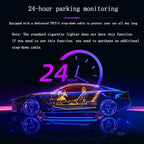 Dash Cam 4 Channel HD Front and Rear Inside Left Right Car Camera Dashcam Voice Control Wide Angle Night Vision, 24H Parking Mode (Only)