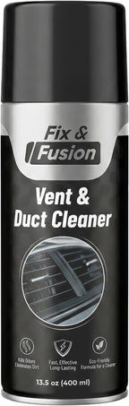 FIX & FUSION A/C Vent and Duct Cleaner | Foaming Spray for Car Air Conditioner | Freshens & Cleans Dust Build-Up | Fast, No-Rinse Formula | Automotive HVAC Refresher & Detailer
