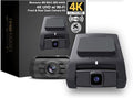 Momento M8 MAX 3-Ch 4K UHD w/Dual 5.0GHz Wi-Fi + GPS Front & Rear Dash Camera Kit (MD-8400) Includes 64GB MicroSD Card