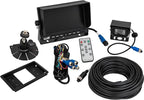Buyers Products 8883050 Rearview Backup Camera W/DVR & Night Vision, 7" 4 View Color Monitor, Remote Control & 128GB SD Card, Backup Camera for Trucks, RVs, Trailers, Vans, Reverse Camera for Trucks