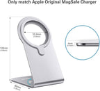 Stand for MagSafe Charger, CreaDream Aluminum Stand Holder for iPhone 16 15 14 13 12 Series, Magsafe Accessories Compatible with iPhone 16 15 14 13 12 Plus, Pro, Pro Max [MagSafe Charger Not Included]