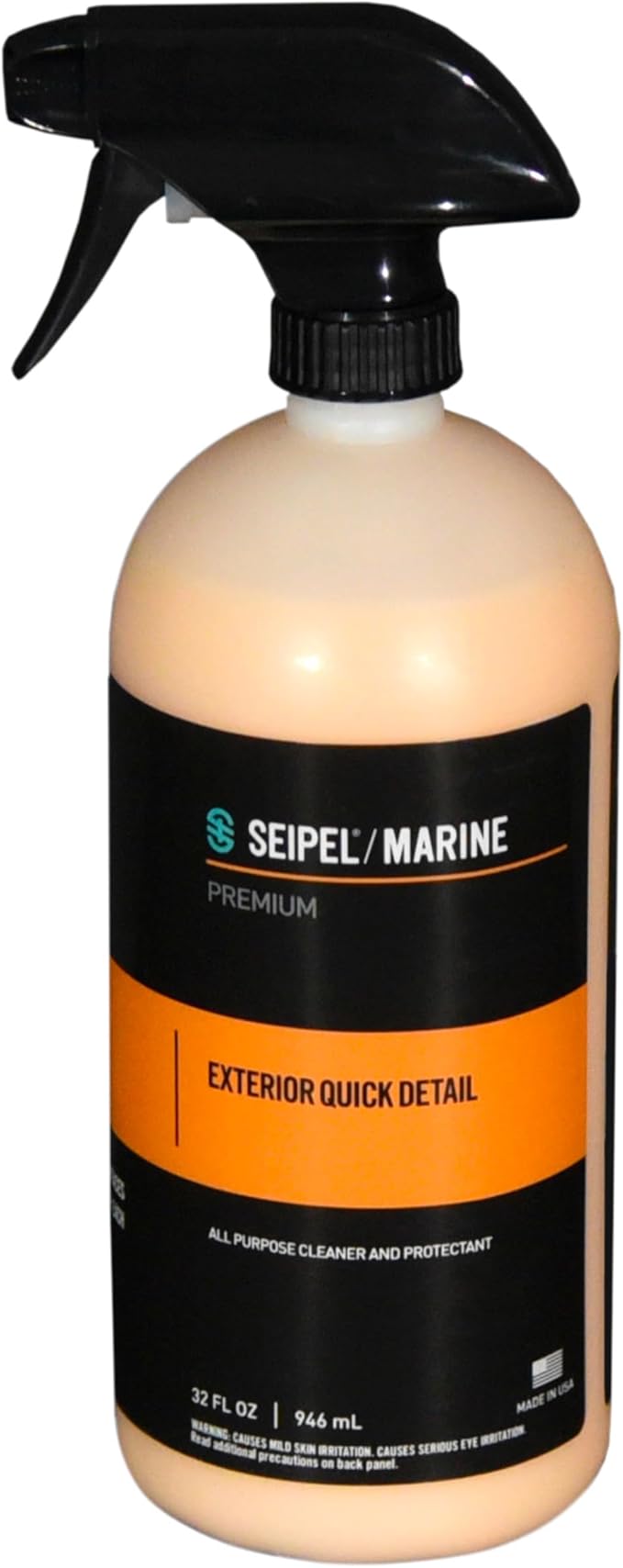 Boat Quick Wax Spray 32oz – Marine Spray Wax & Sealant – 3 in 1 Cleaner, Shine & Protection – Fiberglass, Paint & Vinyl Safe – High Gloss Boat Polish & Detailer