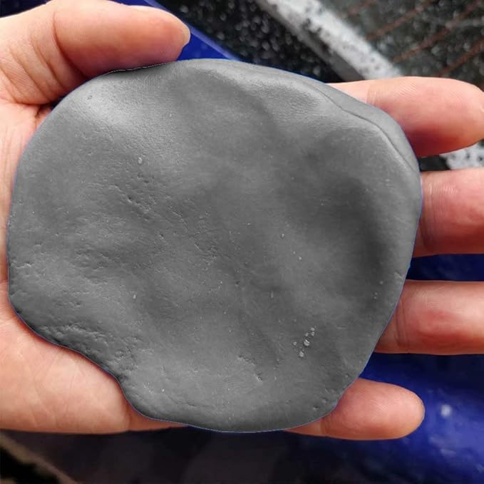 HI-TECH Magna Shine 100g Clay Bar, Dark Gray Medium Duty Material, Cleans Paint with Ease