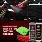 Renegade Products Graphene Wash & Protect Kit – Wash & Coat System with Microfiber Towels – Adds Gloss, UV Protection & Hydrophobic Shield