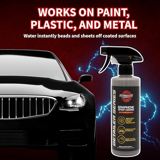 Renegade Products Graphene Spray Coating with Sio2, 1 Year Coating for Enthusiasts and Professionals