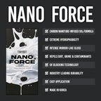 Tinybot Nano Force 9H Graphene Ceramic Coat - Extreme Gloss, Durability & Hydrophobicity - Self-Leveling Technology, UV Protection, Anti Scratch - Repels Dirt, Grime Chemical & Contaminants - 1.6 oz