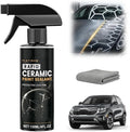 Rapid Ceramic Paint Sealant Spray, 2026 Upgraded Car Coating Spray for Shine & Protection, Gloss & Mirror Shine,Ultra Slick Finish Easy Car Coating (1 Set with Towel)