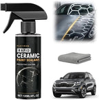 Rapid Ceramic Paint Sealant Spray, 2026 Upgraded Car Coating Spray for Shine & Protection, Gloss & Mirror Shine,Ultra Slick Finish Easy Car Coating (1 Set with Towel)