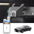 Mangoal 4K Dash Cam Fit for Ford Mustang S550 2015-2021(No a Big Cover), EcoBoost Premium GT Premiun Bullitt V6(Model B), Does Not Fit Ford Mustang S650 2024, WiFi & App, 64GB Card