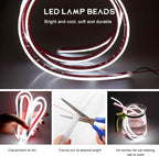 Car Hood Light Strip, 59 Inches Flexible DRL Dynamic Scan Start up Hoodbeam Kit, Waterproof 12V LED Headlight Strips Engine Cover Decoration, Exterior Car Accessories