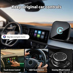 Sunweyer S40 Super Mini CarPlay Adapter Wireless Android Car Kit - for Vehicles with Factory Wired CarPlay, Auto Connect Wireless Adapter