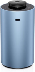 Airversa Waterless Essential Oil Diffuser for Home Aromatherapy Scent Diffusers with 3 Countdown Timer Settings or Timer-Off, 3 Mist Levels for Car Room Studio Office, ANX Premium Metal Ice Blue
