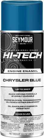 Seymour EN-63 Hi-Tech Engine Spray Paint, Chrysler Blue