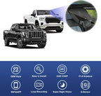 Fitcamx 4K Dash Cam Suitable for GMC Sierra 1500 2500HD 3500HD (HD2-9135, 5 Vents in Front) 2020-2026, Integrated OEM Look, UHD 2160P Video, WiFi & APP, Loop Recording G-Sensor, Easy to Set, 64GB Card