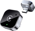 2025 Upgraded Wireless CarPlay Adapter for iPhone＆Android, Mini Wired to Wireless Adapter for CarPlay ＆Android Auto, Plug and Play, Stable Connection & No Latency