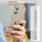 SUPFINE Magnetic for iPhone 17 Case (Compatible with MagSafe)(Military Grade Drop Protection) Translucent Matte Shockproof with Anti-Fingerprint Phone Cover,Desert Gold