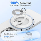 Magnetic Phone Grip Stand for iPhone 17/16e/16/15/14/13/12 Pro Max, Double Adjustable Gym Finger Ring Grip MagSafe Ring Holder with Kickstand for Samsung Galaxy S26 Ultra/S26/S25 Ultra/S25 Plus/S25 FE