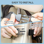 2 PCS Backseat Car Organizer With Clear 10" Tablet Holder And 10 Storage Pockets, Seat Back Protector, Car Organizer Back Seat for Family Road Trip Essentials Travel
