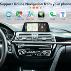 Carplay Android Auto Adapter for BMW NBT System Wireless Carplay Retrofit Decoder with 1 2 3 4 5 6 7 X1 X3 X4 X5 X6 Series Support Airplay Mirror Link, GPS/Navigation, Reverse Camera