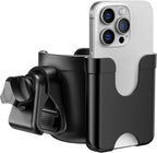 Guiseapue Cup Holder for Walker: Stroller Cup Holder Attachment with Phone Holder, Wheelchair/Stroller Accessories for Rollator, Bike, Scooter, Baby Essentials, First Mother‘s Day Gifts for New Mom