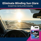 Magic Finish Car Glass Cleaner (1 Gallon) – Ammonia-Free Window Cleaner Spray for Interior & Exterior Auto Glass – Anti-Fog, Streak-Free Car Cleaning Supplies for Tint, Mirrors & Screens