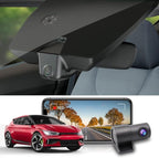 Fitcamx Front 2K+Rear 1080P Dash Cam Suitable for Kia EV6 2022-2025 Light Long Range GT Line Wind, OEM Look, Dual HD Video, Loop Recording, Built-in WiFi & APP, G-Sensor, Easy to Use, 64GB Card