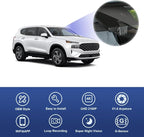 Fitcamx 4K Dash Cam Suitable for Hyundai Santa Fe 2021-2023 (Part No#S1500 S2500) with Auto-Dimming, OEM Look, UHD 2160P Video, Built-in WiFi & APP, Loop Recording, G-Sensor, Plug& Play, 64GB Card