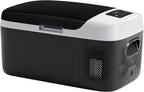 OLIXIS Portable Car Refrigerator, 17QT Single-Zone Electric Cooler for Vehicles, -4℉-68℉ Freezer Smart Control via Bluetooth with Car Battery Protection, Child Lock, 12/24V DC & 100-240V AC Powered
