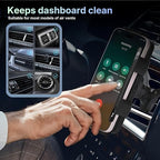 Wireless Car Charger Mount, Auto-Clamping Phone Holder with Fast Charging – Wireless Cell Phone Charging Car Mount for iPhone & Android (Air Vent Mount)