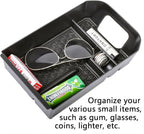 EDBETOS Center Console Organizer Tray Compatible with Toyota RAV4 2019 2020 2021 2022 2023 2024 2025 and 2021-2025 RAV4 Prime Accessories Armrest Secondary Storage Box (Black Trim)