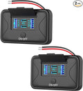 2 Pack 78W 4 Port 12V USB Outlet Wall Mount, Dual 36W PD & Dual 18W QC3.0 Lightweight Surface Mount Charger Socket Panel with Button Switch for Bus RV Truck Marine Golf Cart