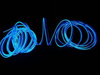 ABALDI Interior Car Lights El Wire Rope Lights DC 12V Driver Neon Atmosphere Glowing Strobing Electroluminescent Light Car Interior Decoration(5m/16ft,Blue)