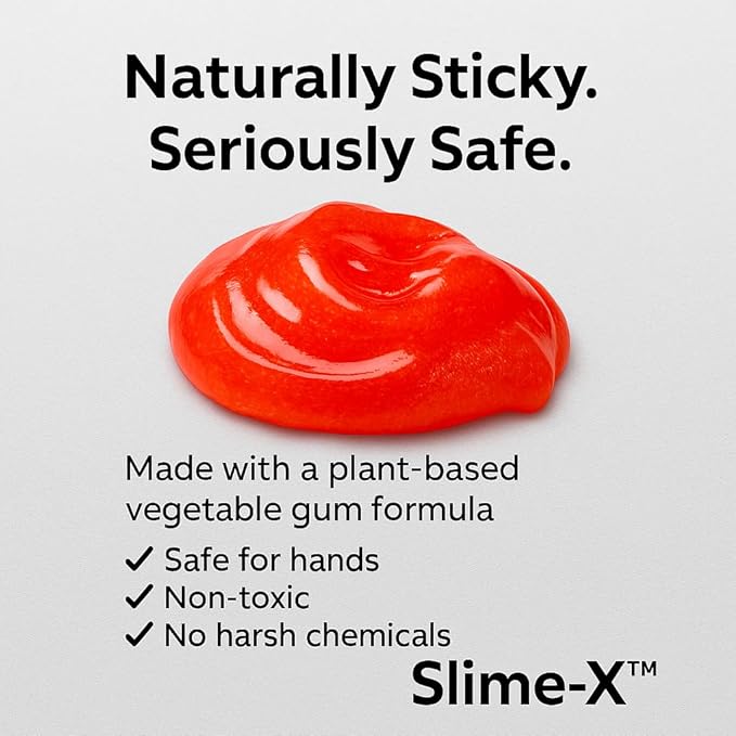 STUPID Technologies Slime-X (New) – Re-Engineered Car Cleaning Gel 4-Pack (640g) – Detailing Putty for Interior Cleaning – Lifts Dust, Crumbs & Debris – Great for Cars, Keyboards & More