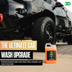 3D Ultimate Wash 64 Oz – pH Neutral Car Wash Soap with Ultra Foam – Scratch-Free, High-Foaming Car Soap for Paint Protection – Safe for All Finishes