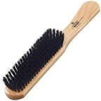 Kent CG1 Clothes Brush Cherrywood 100% Natural Black Bristle and Lint Remover Especially for Jeans or Corduroy Garments for Keeping Fabrics Free from Fibres, Fluff and Pet Hair. Made in England